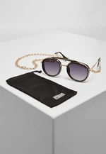 Ibiza Sunglasses with Chain - Black