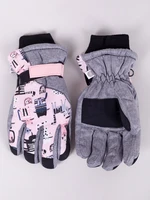 Yoclub Kids's Children's Winter Ski Gloves REN-0246G-A150