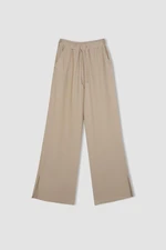 DEFACTO Wide Leg Wide Leg Linen Look Trousers