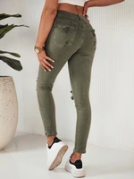 NOEL Women's Denim Pants Green Dstreet