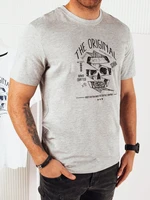 Men's grey T-shirt with Dstreet print