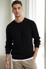 18369 Dewberry Knitwear Mens Sweater-BLACK