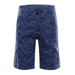 Children's shorts with pockets ALPINE PRO SOLEYO indigo blue