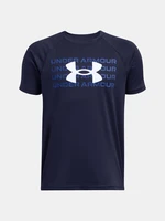 Under Armour Boys' T-shirt UA B TECH WM LOGO SS - Boys