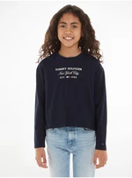 Dark blue girly T-shirt Tommy Hilfiger - Girls