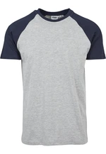 Raglan contrasting T-shirt grey/navy