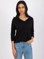 Black basic blouse Olivia