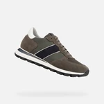 Khaki men's sneakers Geox Spherica Vseries - Men's