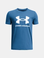 Under Armour Tričko UA B SPORTSTYLE LOGO SS-BLU - Kluci