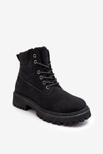 Women's Insulated Black Cross Jeans Shoes