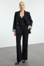 Trendyol Black Woven Blazer Jacket