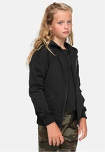 Dívčí Bio Terry Zip Hoody černá