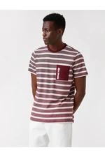 Koton Striped Pocket T-Shirt