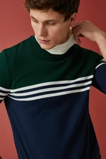 Koton Crew Neck Sweater Color Block