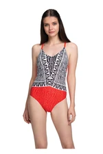 Dagi Women's Orange Thin Strap Swimsuit