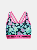 Under Armour G Crossback Mid Printed Bra - Black