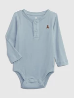 Light blue boys' bodysuit with GAP buttons