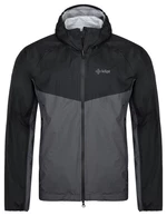 Black-gray men's outdoor jacket Kilpi HURRICANE-M