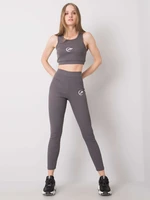 Dark grey Hailie FOR FITNESS track suit