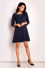 Infinite You Woman's Dress M111 Navy Blue