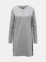 Grey nightgown with FILA lampas