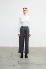 VATKALI Pleated high waist trousers