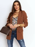 Jacket brown Och Bella BI-22520. R41