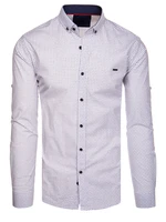 Dstreet White Men's Shirt