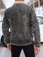 Men's Black Denim Jacket Dstreet