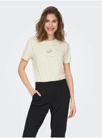 Cream T-shirt JDY Amy