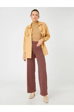 Koton Wide Leg Trousers with Elastic Waist.