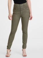 Orsay Khaki Womens Skinny Fit Jeans - Women