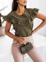 Khaki blouse Cocomore amgBL925a.R69