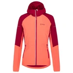 Women's running jacket KILPI BALANS-W coral