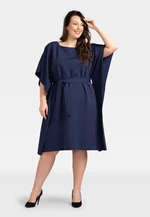 Karko Woman's Dress SB605 Navy Blue