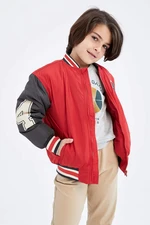 DEFACTO Boys College Collar Bomber Jacket