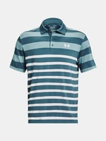 Under Armour T-Shirt UA Playoff 3.0 Stripe Polo-BLU - Men