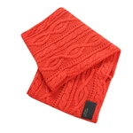 Knitted round scarf ALPINE PRO GOZONE cherry tomato