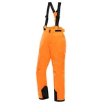 Kids ski pants with membrane ALPINE PRO ANIKO 5 neon shocking orange