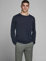 Dark blue Jack & Jones Leo Sweatshirt - Men