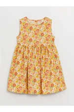 LC Waikiki Crew Neck Floral Baby Girl Dress