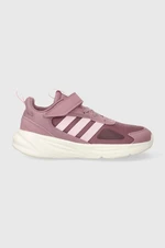 Dětské sneakers boty adidas IG0427 OZELLE EL K WONORC/CLPINK růžová barva