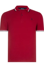 T8594 DEWBERRY MENS T-SHIRT-BURGUNDY