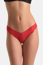 Dagi Red Back Low-cut Lace Brazilian Panties