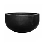 Kvetináč City bowl, farba čierna, viac veľkostí - PotteryPots Velikost: L - v. 68 cm, ⌀ 128 cm