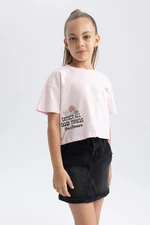 DEFACTO Crop Short Sleeve T-shirt