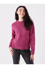 LC Waikiki Crew Neck Plain Long Sleeve Women's Knitwear Sweater