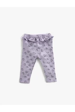 Koton Leggings Ruffled Unicorn Printed Elastic Waist