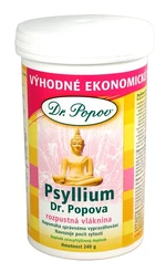 Dr.Popov Psyllium indická rozpustná vláknina 240 g