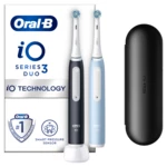 ORAL-B iO 3 Dual Pack Black & Blue elektrické zubní kartáčky